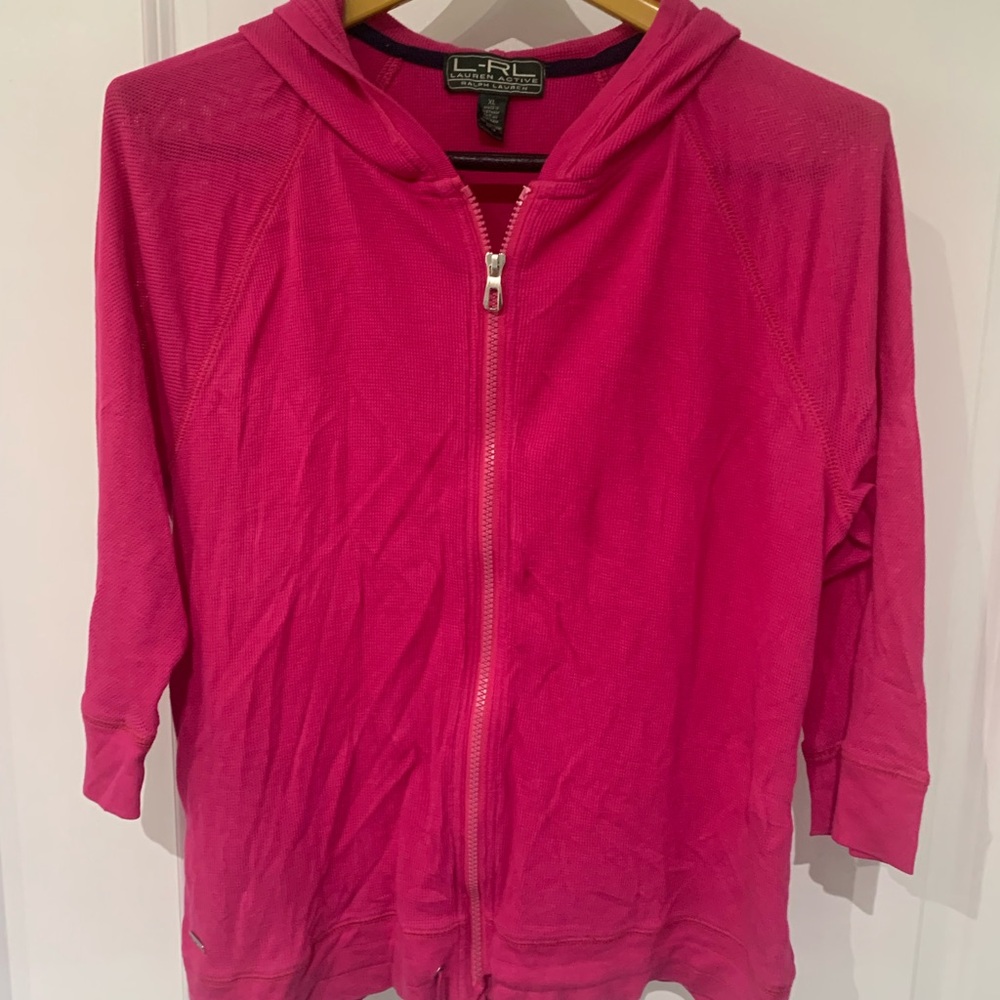 Ralph Lauren Vibrant Pink Hooded Jacket A9